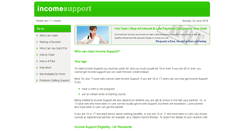 Desktop Screenshot of income-support.org.uk